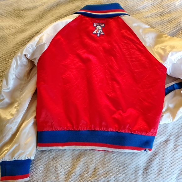 Vintage Authentic NBA Hardwood Classics Girl's 76 ers jacket Size XL - Picture 3 of 7
